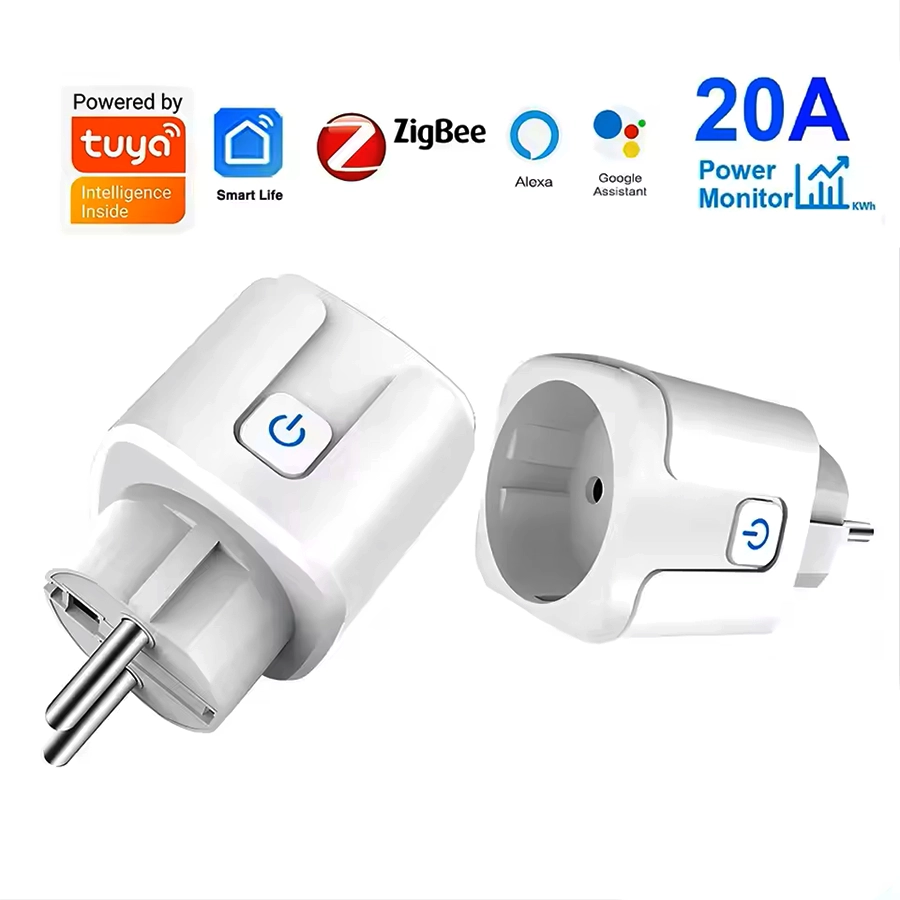 Tuya Zigbee Plug 20A met energy meter